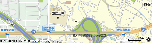 東京都国立市谷保846周辺の地図