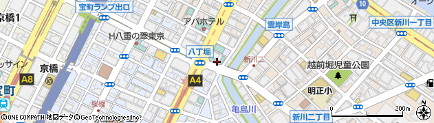 ホテルサードニクス東京周辺の地図