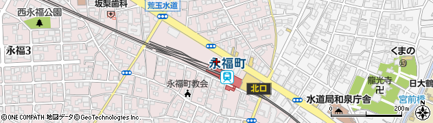 京王高速バス　電話予約センター周辺の地図
