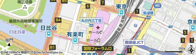 東京国際フォーラム周辺の地図