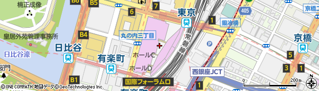 東京国際フォーラム会議室予約受付周辺の地図