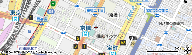 みずほ銀行京橋支店 ＡＴＭ周辺の地図