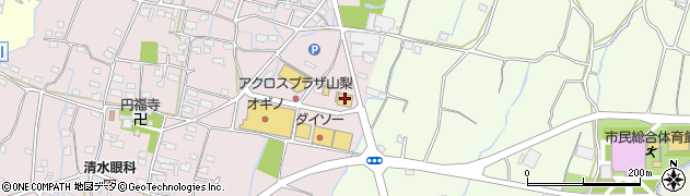 山梨トヨペット日川店周辺の地図