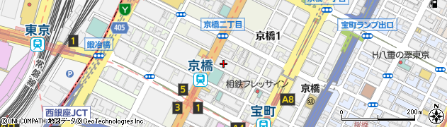 株式会社広島銀行　東京事務所周辺の地図