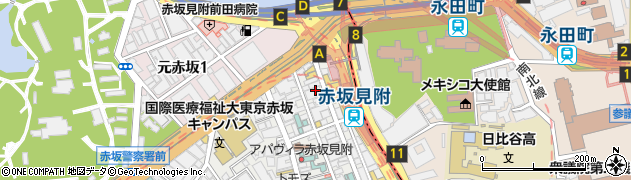 東京都港区赤坂3丁目9周辺の地図