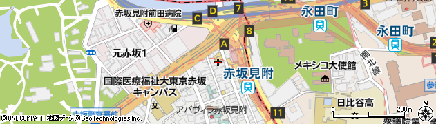 赤坂 Na Camo guro周辺の地図