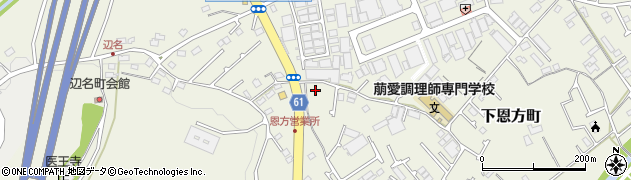 東京都八王子市下恩方町1180周辺の地図