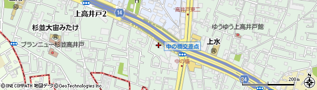 東京都杉並区上高井戸2丁目2-33周辺の地図