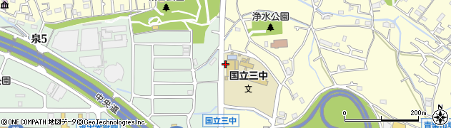 東京都国立市谷保1437周辺の地図