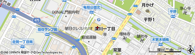ペットプラザ江東深川店周辺の地図