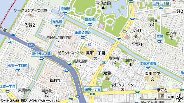 〒135-0033 東京都江東区深川の地図