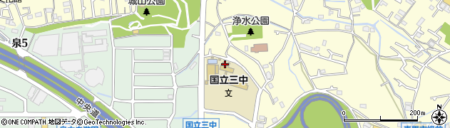 東京都国立市谷保1444周辺の地図