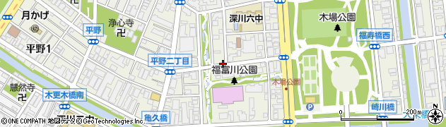 東京都江東区平野周辺の地図