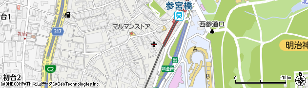 東京都渋谷区代々木4丁目9周辺の地図