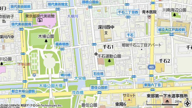 〒135-0015 東京都江東区千石の地図