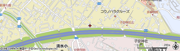 パソコントラブル１１０番八王子中野店周辺の地図