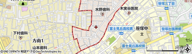 ササヅカアパートメント周辺の地図