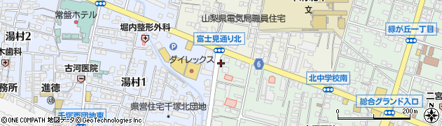 株式会社合同タクシー　竜王駅前のりば周辺の地図