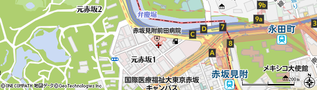 株式会社お膳屋　赤坂店周辺の地図