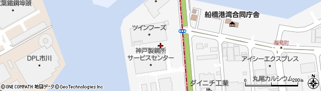 千葉県市川市東浜周辺の地図