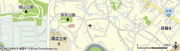 東京都国立市谷保709周辺の地図