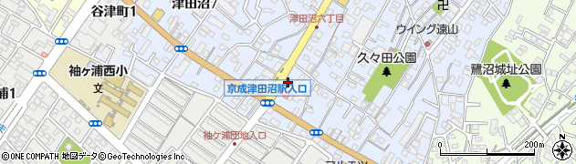 ソプラ銀座　津田沼店周辺の地図