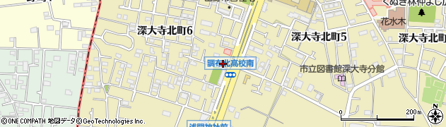 バーミヤン 深大寺店周辺の地図