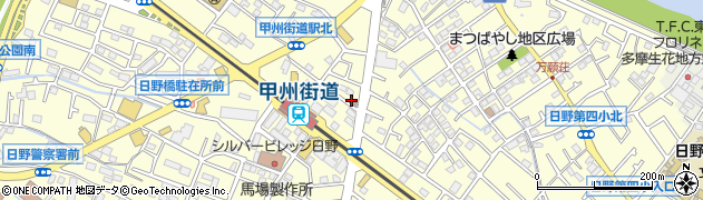 日野北郵便局 ＡＴＭ周辺の地図