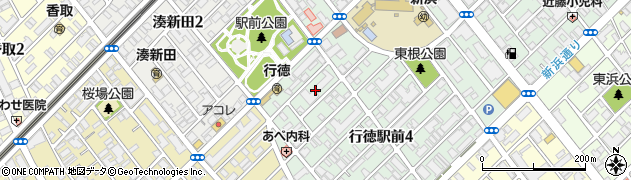千葉県市川市行徳駅前4丁目20周辺の地図