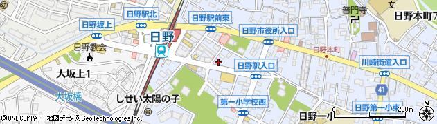 寿司居酒屋 や台ずし 日野本町周辺の地図