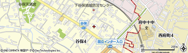 東京都国立市谷保4271周辺の地図