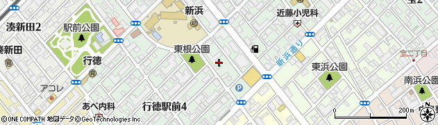 千葉県市川市行徳駅前4丁目3周辺の地図
