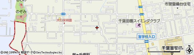 千葉県四街道市大日周辺の地図