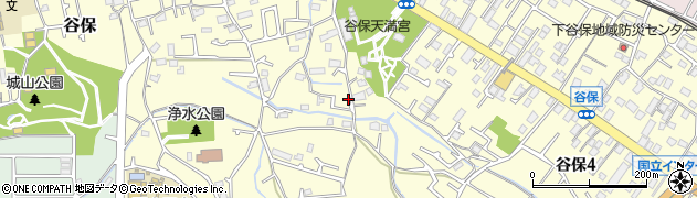 東京都国立市谷保756周辺の地図
