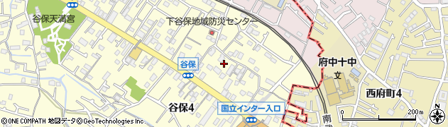 東京都国立市谷保4369周辺の地図