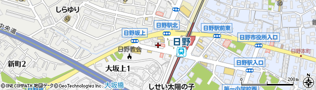 株式会社食品の店おおた　日野駅前店周辺の地図