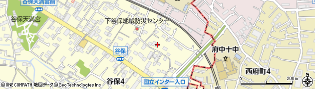 東京都国立市谷保4338周辺の地図