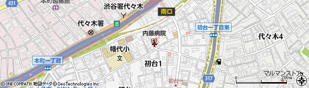 内藤病院周辺の地図