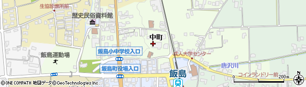 長野県上伊那郡飯島町中町周辺の地図