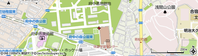 東京都府中市浅間町周辺の地図