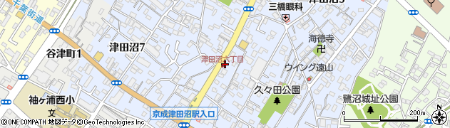 ワンワン美容室ハッピー津田沼店周辺の地図