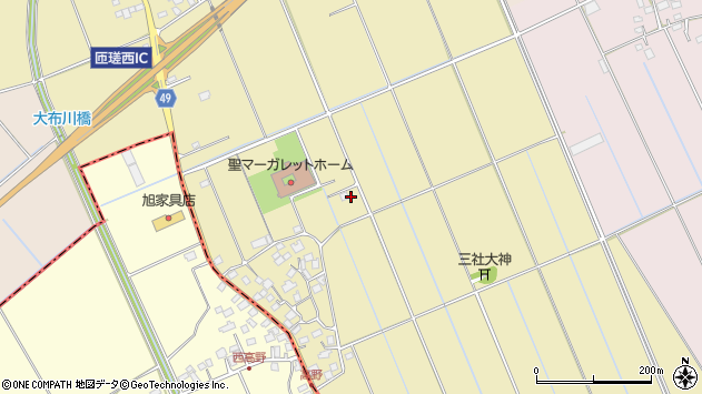 〒289-2135 千葉県匝瑳市高野の地図