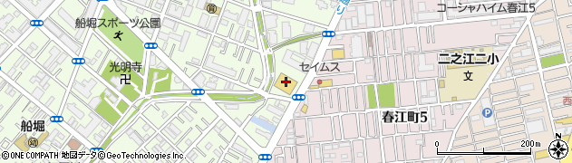 ライフ船堀店周辺の地図