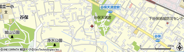 東京都国立市谷保769周辺の地図