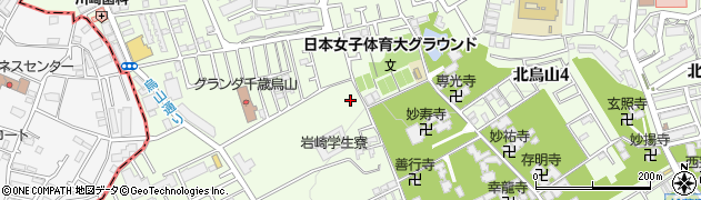東京都世田谷区北烏山7丁目14周辺の地図