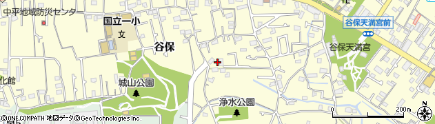 東京都国立市谷保1620周辺の地図