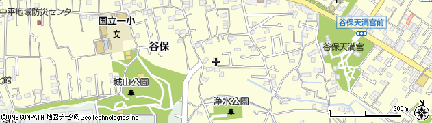 東京都国立市谷保1619周辺の地図
