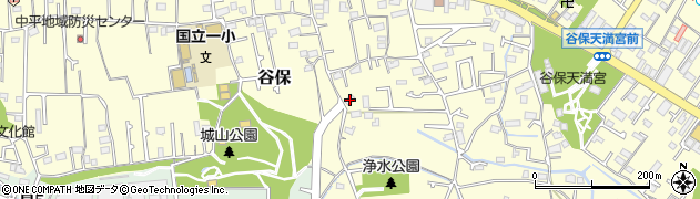 東京都国立市谷保1621周辺の地図
