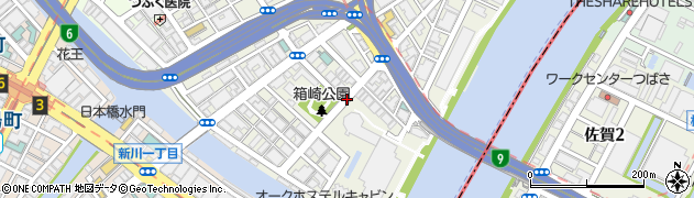 東京都中央区日本橋箱崎町周辺の地図