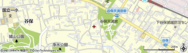 東京都国立市谷保774周辺の地図